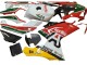 Carenagens Moto Aprilia RS125 2006-2011 - Branco Vermelho Verde