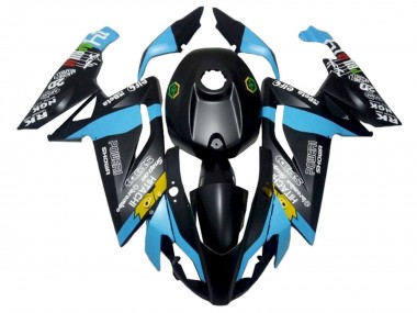Carenagens Moto Aprilia RS125 2006-2011 - Azul Claro Preto Amarelo