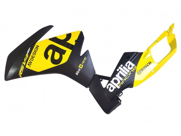 Carenagens Moto Aprilia RS4 50 125 2012-2019 - Amarelo Preto Fosco