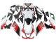 Carenagens Moto Aprilia RS4 50 125 2012-2019 - Branco Vermelho Verde Preto Brilhante