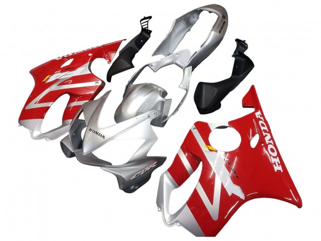 Carenagens Moto Honda CBR600 F4i 2004-2007 - Prata Vermelho