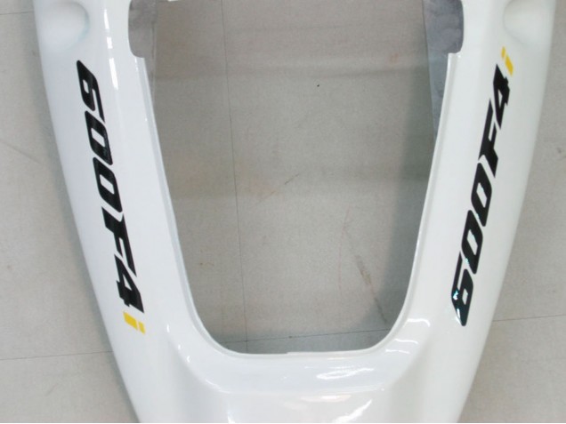 Carenagem Moto Honda CBR600 F4i 2004-2007 - Branco Preto Brilhante