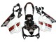 Carenagens Moto Honda CBR600 F4i 2004-2007 - Branco Preto Brilhante Vermelho Repsol