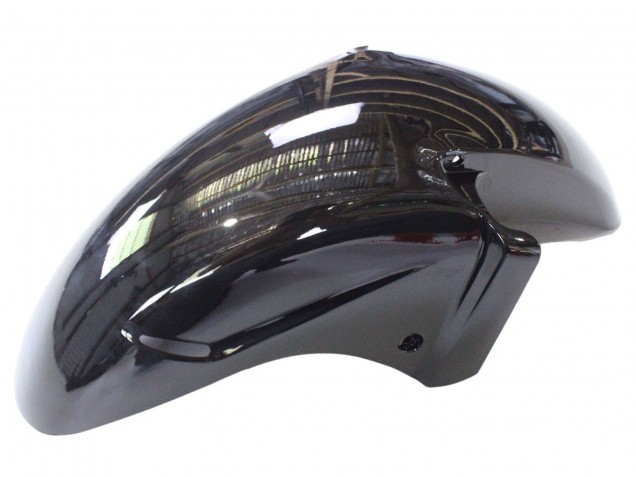 Carenagem Moto Honda CBR1100XX Blackbird 1996-2007 - Preto Brilhante Verde Chama