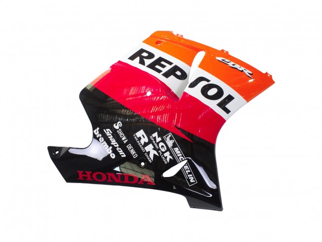Kit Carenagens Moto Honda CBR1100XX Blackbird 1996-2007 - Laranja Branco Vermelho Preto Brilhante Repsol
