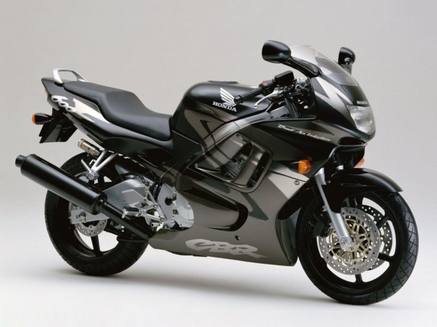 Carenagens Moto Honda CBR600 F3 1997-1998 - Cinzento Preto Fosco