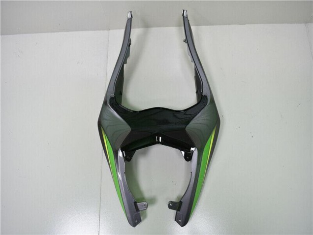 Carenagens Moto Kawasaki ZX6R 2013-2018 - Verde Amarelo Preto Brilhante Preto Fosco