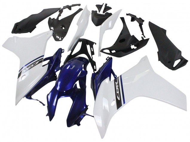 Carenagens Moto Honda CBR600F 2011-2013 - Branco Azul