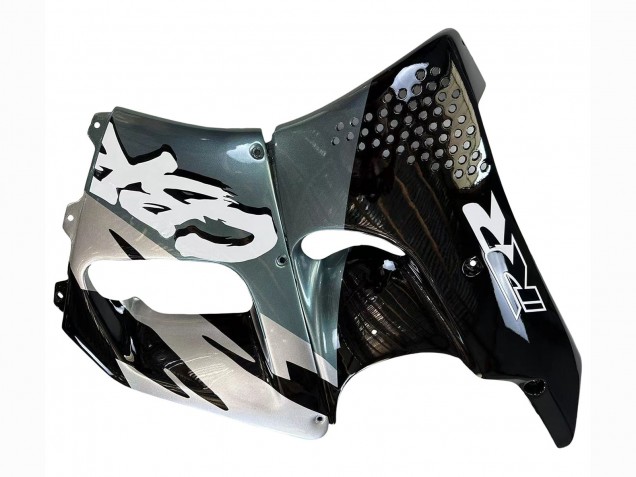 Carenagens Moto Honda CBR900RR 893 1992-1993 - Prata Preto Brilhante