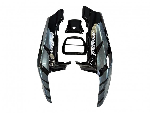 Carenagens Moto Honda CBR900RR 893 1992-1993 - Prata Preto Brilhante