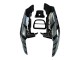 Carenagens Moto Honda CBR900RR 893 1992-1993 - Prata Preto Brilhante
