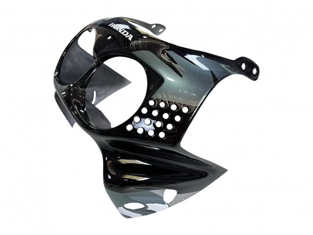 Carenagens Moto Honda CBR900RR 893 1992-1993 - Prata Preto Brilhante