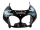 Carenagens Moto Honda CBR900RR 893 1992-1993 - Prata Preto Brilhante