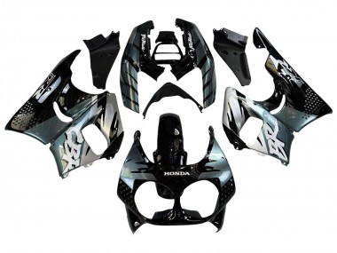 Carenagens Moto Honda CBR900RR 893 1992-1993 - Prata Preto Brilhante