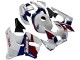 Carenagens Moto Honda CBR900RR 893 1992-1993 - Branco Vermelho Azul Escuro