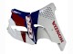 Carenagens Moto Honda CBR900RR 893 1992-1993 - Branco Vermelho Azul Escuro