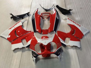 Carenagens Moto Honda CBR900RR 893 1992-1993 - Branco Vermelho Preto Brilhante