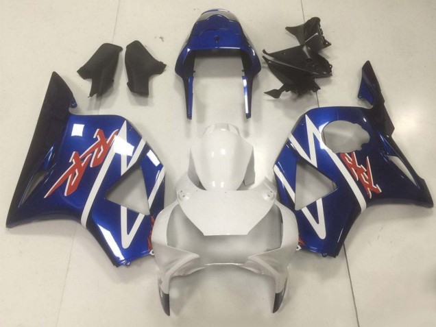 Carenagens Moto Honda CBR900RR 893 1994-1995 - Branco Azul Preto Brilhante