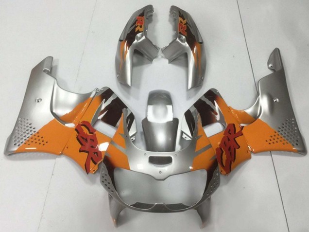 Carenagens Moto Honda CBR900RR 893 1994-1995 - Prata Laranja