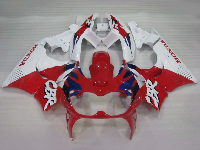 Carenagens Moto Honda CBR900RR 893 1994-1995 - Branco Vermelho Azul Escuro
