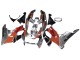 Carenagens Moto Honda CBR900RR 893 1994-1995 - Prata Laranja Preto Brilhante