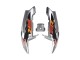 Carenagens Moto Honda CBR900RR 893 1994-1995 - Prata Laranja Preto Brilhante