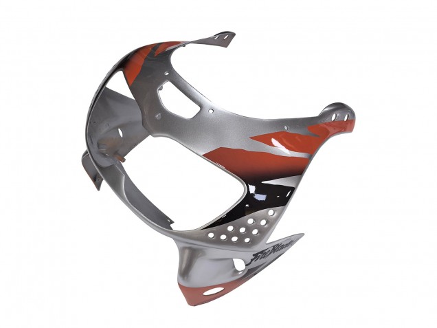 Carenagens Moto Honda CBR900RR 893 1994-1995 - Prata Laranja Preto Brilhante