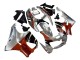 Carenagens Moto Honda CBR900RR 893 1996-1997 - Prata Vermelho Preto Brilhante