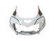 Carenagens Moto Honda CBR900RR 893 1996-1997 - Branco Verde Cinzento Preto Brilhante Castrol