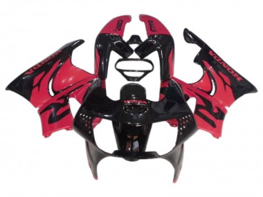 Carenagens Moto Honda CBR900RR 919 1998-1999 - Rosa Preto Brilhante