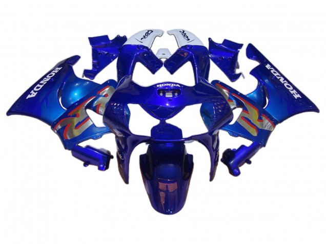 Carenagens Moto Honda CBR900RR 919 1998-1999 - Branco Azul Prata