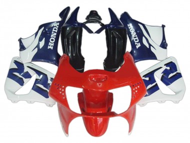 Carenagens Moto Honda CBR900RR 919 1998-1999 - Branco Vermelho Azul