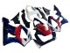 Carenagem Moto Honda CBR900RR 929 2000-2001 - Branco Vermelho Azul
