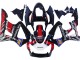 Carenagens Moto Honda CBR900RR 929 2000-2001 - Vermelho Branco Preto Brilhante PlayStation 2