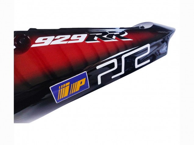 Carenagens Moto Honda CBR900RR 929 2000-2001 - Vermelho Branco Preto Brilhante PlayStation 2