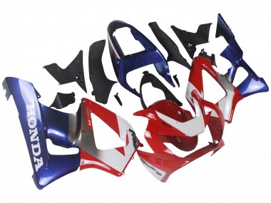Carenagens Moto Honda CBR900RR 929 2000-2001 - Prata Vermelho Azul