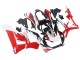 Carenagens Moto Honda CBR900RR 929 2000-2001 - Branco Vermelho Preto Brilhante Corrida