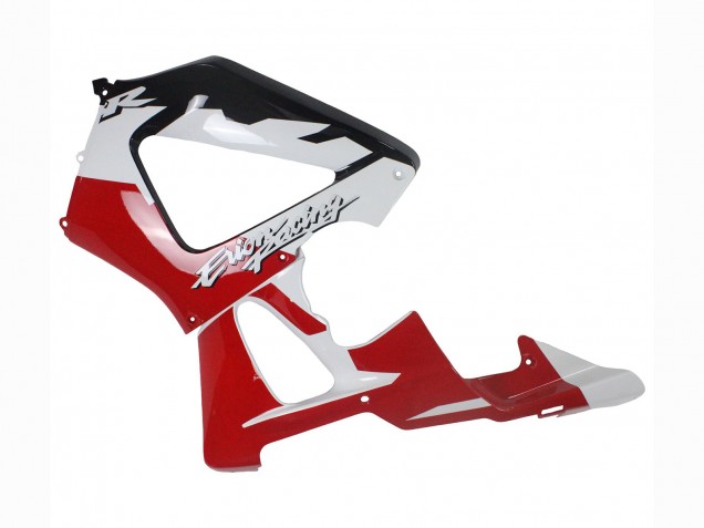 Carenagens Moto Honda CBR900RR 929 2000-2001 - Branco Vermelho Preto Brilhante Corrida