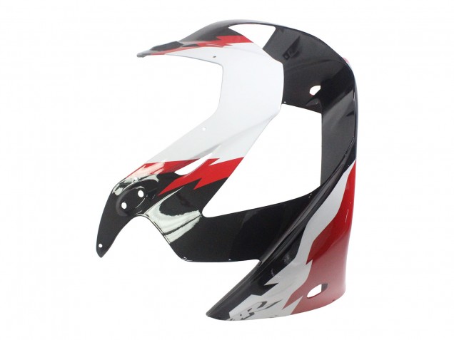 Carenagens Moto Honda CBR900RR 929 2000-2001 - Branco Vermelho Preto Brilhante Corrida