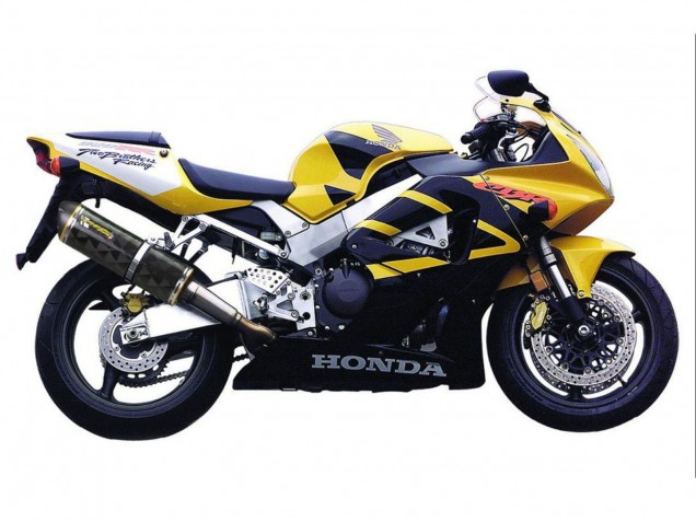 Carenagens Moto Honda CBR900RR 929 2000-2001 - Amarelo Azul Escuro