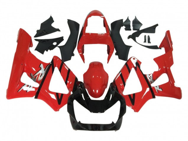 Carenagens Moto Honda CBR900RR 929 2000-2001 - Vermelho Preto Brilhante