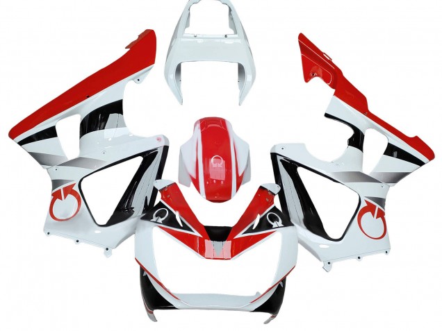 Carenagens Moto Honda CBR900RR 929 2000-2001 - Branco Vermelho Preto
