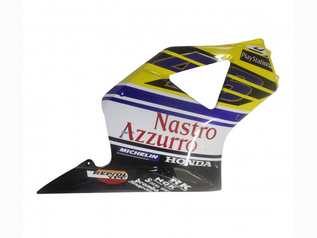 Carenagens Moto Honda CBR900RR 954 2002-2003 - Azul Amarelo Preto Brilhante Vermelho Nastro Azzurro 46