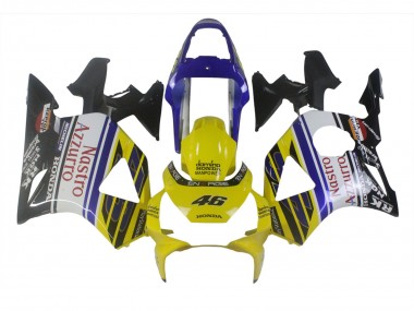 Carenagens Moto Honda CBR900RR 954 2002-2003 - Azul Amarelo Preto Brilhante Vermelho Nastro Azzurro 46