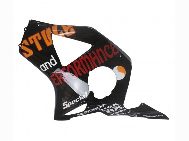 Carenagens Moto Honda CBR900RR 954 2002-2003 - Amarelo Vermelho Preto Brilhante Repsol Rossi