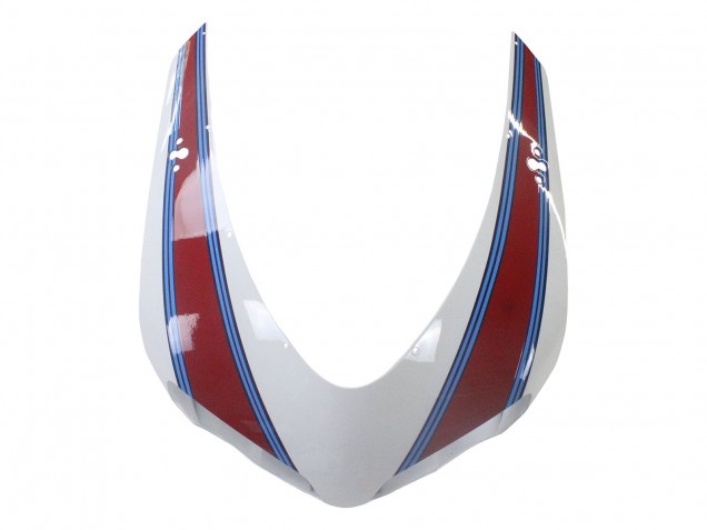 Carenagens Moto Ducati 1098 2007-2014 - Branco Vermelho Azul Preto Brilhante Martini