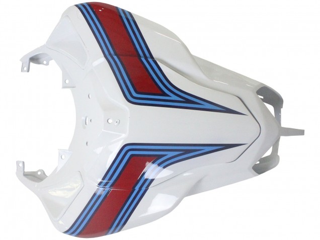 Carenagens Moto Ducati 1098 2007-2014 - Branco Vermelho Azul Preto Brilhante Martini