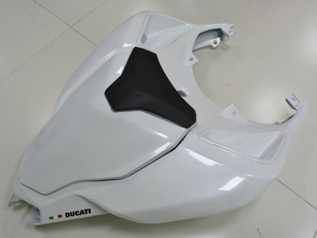 Carenagens Moto Ducati 848 2007-2014 - Branco Preto Fosco