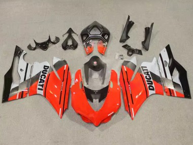 Carenagens Moto Ducati Panigale 899/1199 2011-2014 - Vermelho Cinzento Preto