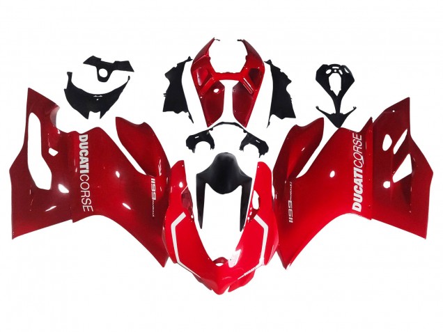 Carenagem Moto Ducati 1199 2011-2014 - Vermelho